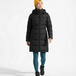The North Face Women's Long Black Puffer Jacket